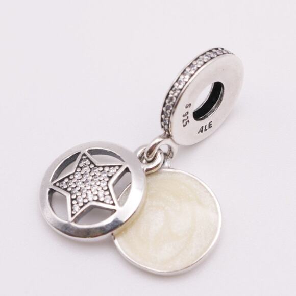 Authentic PANDORA Friendship Star Dangle - 792148EN23 - Picture 5 of 10